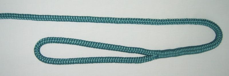 3/8" X 4' NYLON DOUBLE BRAID FENDER LINE - TEAL - Click Image to Close